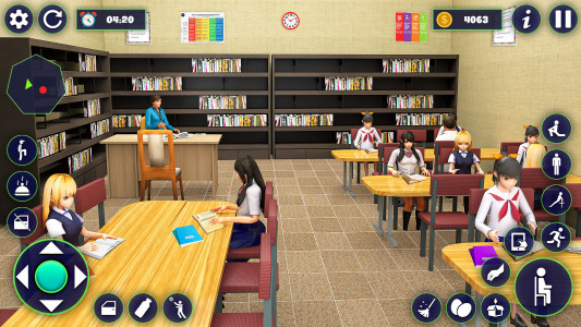 اسکرین شات 1 بازی School Girl Life Simulator 3D