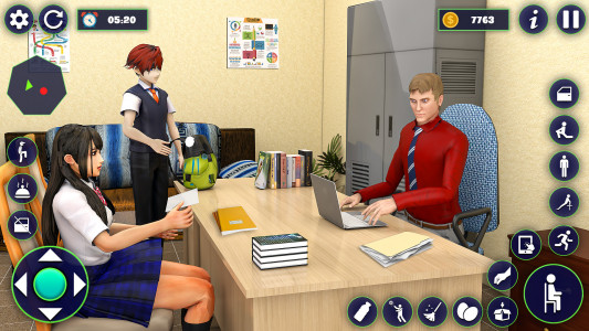 اسکرین شات 6 بازی School Girl Life Simulator 3D