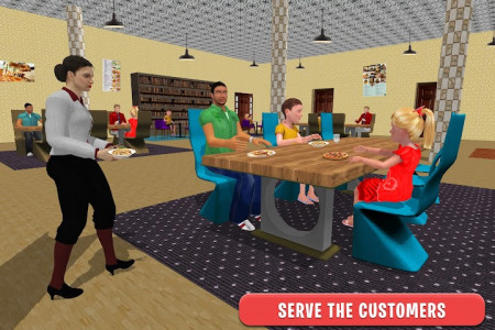 اسکرین شات بازی Virtual Waitress Simulator: Hotel Manager Job 3D 3