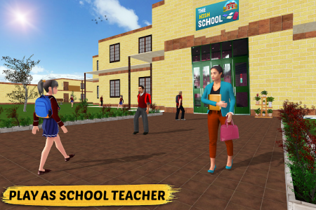 اسکرین شات بازی School Teacher Simulator: Virtual School Life Game 1