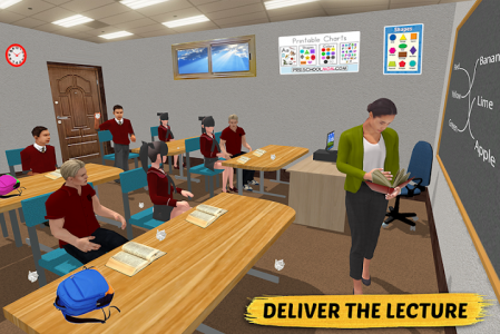 اسکرین شات بازی School Teacher Simulator: Virtual School Life Game 8