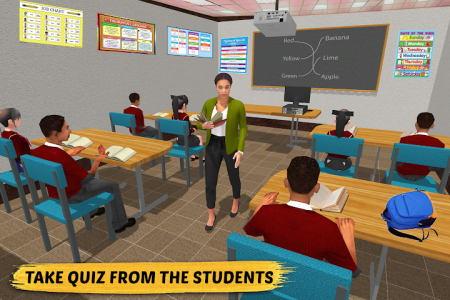 اسکرین شات بازی School Teacher Simulator: Virtual School Life Game 2