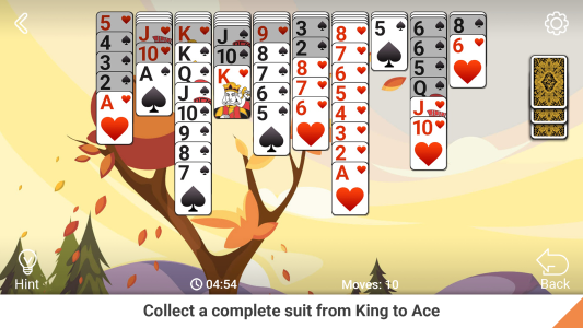 اسکرین شات 2 بازی Spider Solitaire