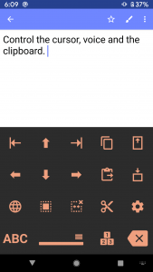 اسکرین شات 2 برنامه 1C Big Keyboard Lite