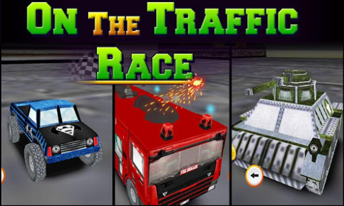 اسکرین شات بازی On The Traffic Race 1