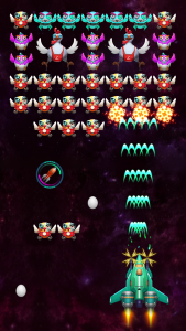اسکرین شات 2 بازی Galaxy Attack: Chicken Shooter
