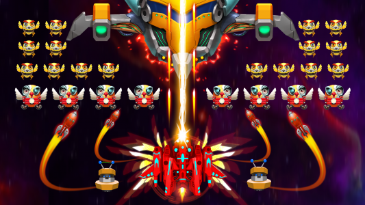 اسکرین شات 8 بازی Galaxy Attack: Chicken Shooter