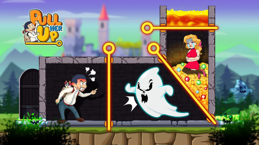 اسکرین شات 6 بازی Pull Pin Puzzle: Rescue Girl