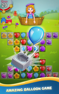 اسکرین شات بازی Balloon Burst Paradise: Free Match 3 Games 5