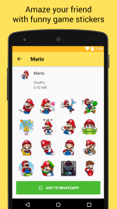 اسکرین شات برنامه Game Stickers for Whatsapp - WAStickerApps 5