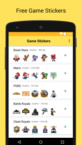 اسکرین شات برنامه Game Stickers for Whatsapp - WAStickerApps 1