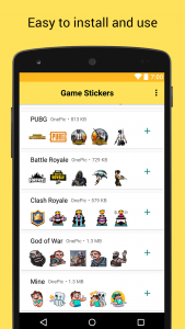 اسکرین شات برنامه Game Stickers for Whatsapp - WAStickerApps 2