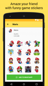 اسکرین شات 5 برنامه Game Stickers for Whatsapp