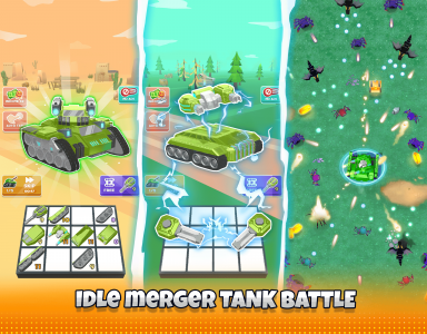 اسکرین شات بازی Idle Merger: Tank Battle 1