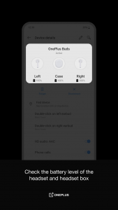 اسکرین شات برنامه OnePlus Buds 1