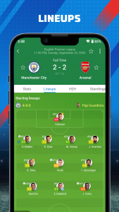 اسکرین شات 2 برنامه AiScore - Live Sports Scores
