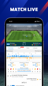 اسکرین شات برنامه AiScore - Live Sports Scores 1