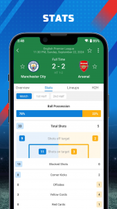 اسکرین شات 3 برنامه AiScore - Live Sports Scores