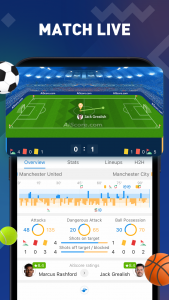 اسکرین شات برنامه AiScore - Live Sports Scores 2
