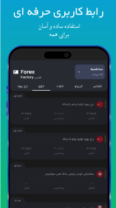 اسکرین شات برنامه فارکس فکتوری فارسی 1