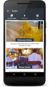 اسکرین شات برنامه Drink & Cocktail Recipes 2