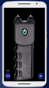 اسکرین شات 1 برنامه Electric Stun Gun Zapper Prank