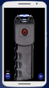 اسکرین شات 3 برنامه Electric Stun Gun Zapper Prank