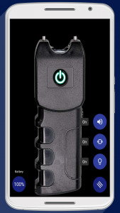 اسکرین شات 2 برنامه Electric Stun Gun Zapper Prank