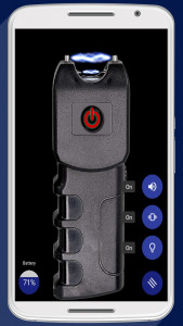 اسکرین شات 4 برنامه Electric Stun Gun Zapper Prank