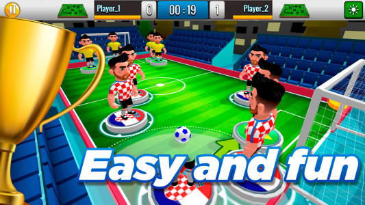 اسکرین شات بازی Finger Kick Soccer 2024 5