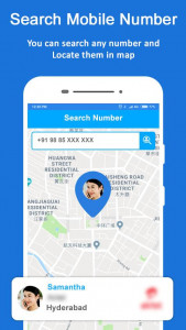 اسکرین شات 2 برنامه Mobile Number Location - Phone
