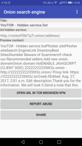 اسکرین شات برنامه Onion Search Engine 7