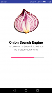 اسکرین شات برنامه Onion Search Engine 1
