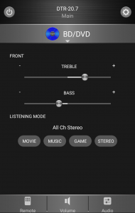 اسکرین شات 2 برنامه Integra Remote