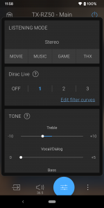اسکرین شات 4 برنامه Onkyo Controller