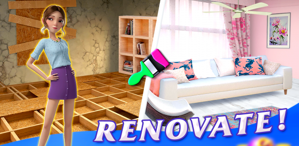 اسکرین شات 1 بازی Home Design - Decorate House