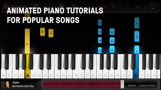 اسکرین شات برنامه OnlinePianist:Play Piano Songs 1