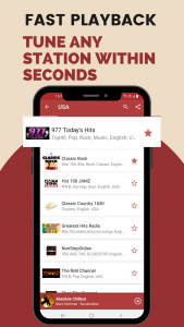 اسکرین شات 3 برنامه FM Radio: AM, FM, Local Radio