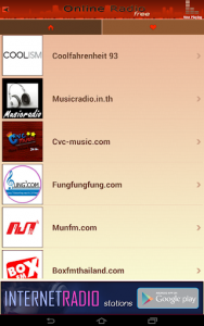 اسکرین شات برنامه Online Radio Free 4