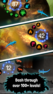 اسکرین شات 2 بازی Electric Blue: Gecko dash!