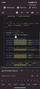 اسکرین شات 2 برنامه Oojao Code - text file editor
