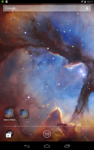 اسکرین شات بازی Galaxy Nebula Live Wallpaper 3