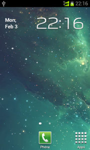 اسکرین شات بازی Galaxy Stars Live Wallapaper 1