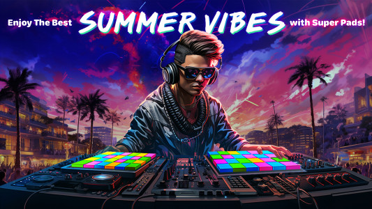 اسکرین شات 1 برنامه SUPER PADS DJ: Music & Beats