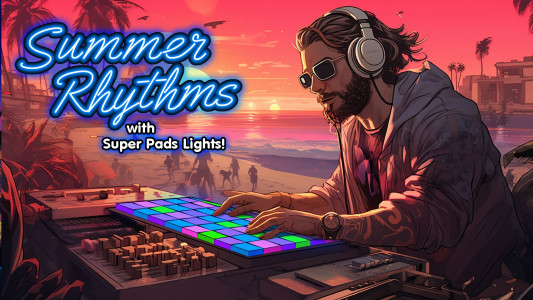 اسکرین شات برنامه Super Pads Lights DJ Launchpad 1