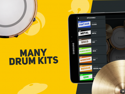 اسکرین شات برنامه SUPER DRUM - Play Drum! 5