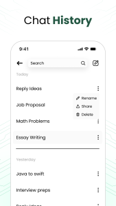 اسکرین شات 8 برنامه Ai Chatbot - Talk to Ai Bot