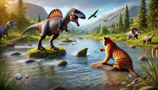 اسکرین شات بازی Dinosaur Game Family Simulator 5