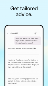 اسکرین شات 6 برنامه ChatGPT