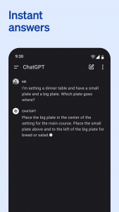 اسکرین شات برنامه ChatGPT 2
